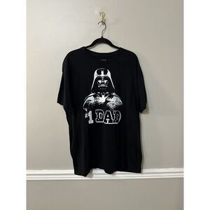STAR WARS DARTH VADER "#1 DAD" 2XL BLACK‎ T SHIRT